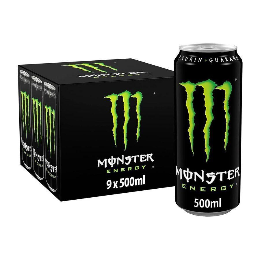 Monster Monster Energy Drink, 9 x 500ml wholesale case