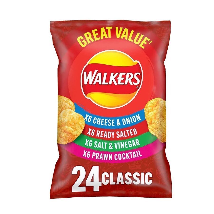 Walkers Walkers Snack Foods Ltd Classic Variety Multipack Crisps 25g wholesale case