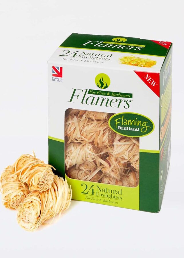 Flamer Flamer Natural Firelighters pk24 wholesale case