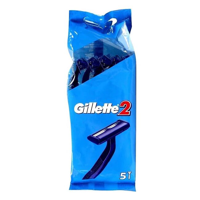 Gillette Gillette 2 Disposable Shaving Razors 5 Pack wholesale case