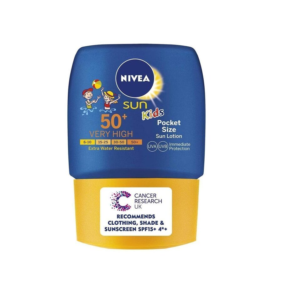 Nivea Nivea Sun Kids Pocket Size Sun Lotion SPF 30 (50ml) wholesale case