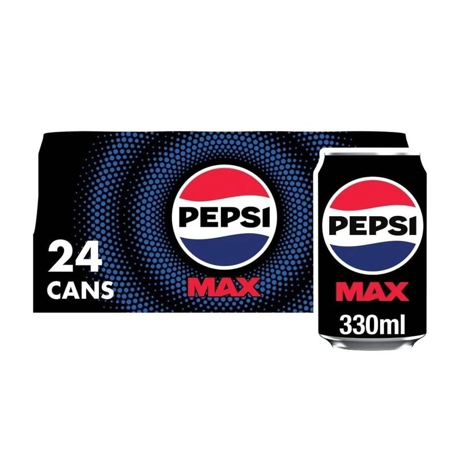 Pepsi Pepsi Max No Sugar Cola Cans 24 x 330ml wholesale case
