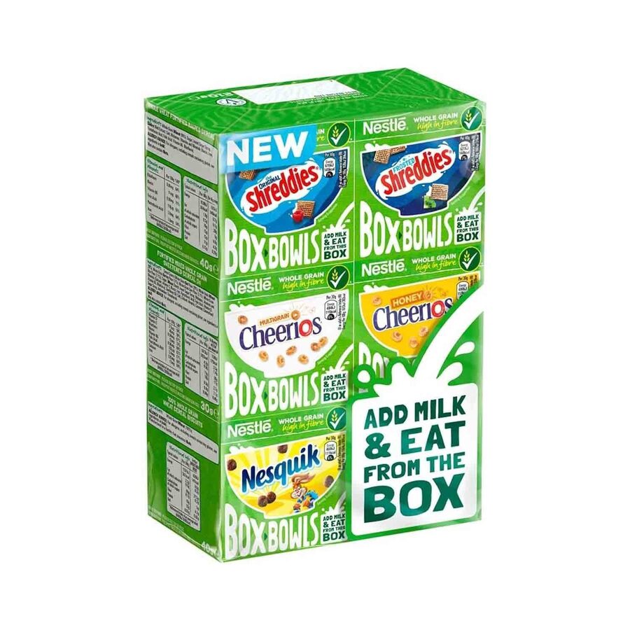 Nestle Nestle Box Bowls, Variety Pack 210g wholesale case