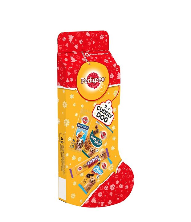 Pedigree Pedigree Christmas Stocking Gift Adult Dog Treats Mixed 367g (1 X Stocking) wholesale case