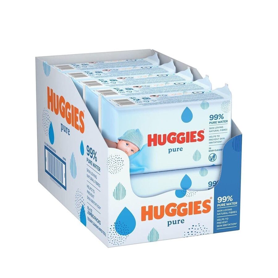 Huggies Huggies Pure Baby Wipes 720wipes wholesale case
