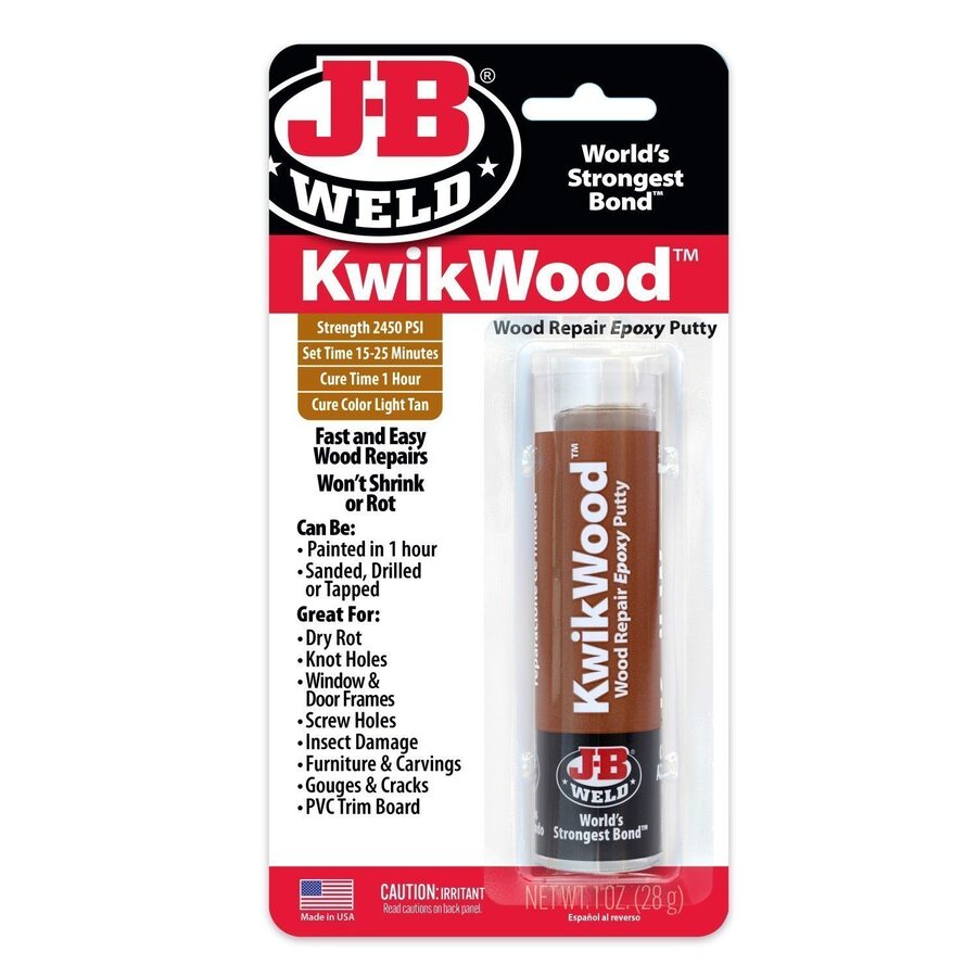 Jb Jb Weld Kwik Wood Epoxy Putty Stick & Filler wholesale case
