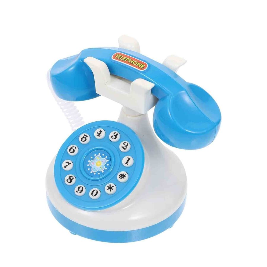 Landline Landline Phone Toy Retro Corded Classic Vintage Old Fashion Telephone Simulation Wired Home Phone Novelty Hotel Telephone Toy for Kids Pretend Role Pl wholesale case