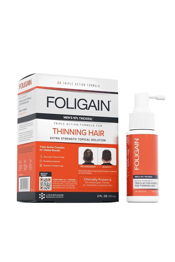 Foligain Foligain Mens Hair Regrowth Treatment with 10% Trioxidil 2oz wholesale case