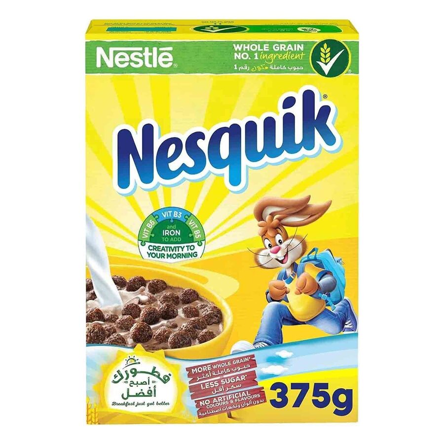Nestle Nestle Nesquik Cereal, 375g wholesale case
