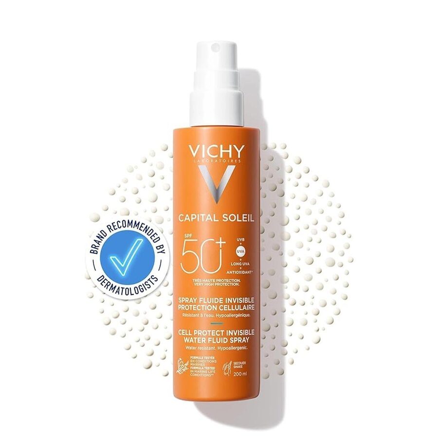 Vichy Vichy Capital Soleil Cell Protect Invisible High Uva + Uvb Sun Protection Spray SPF50+ for All Skin Types 200ml wholesale case