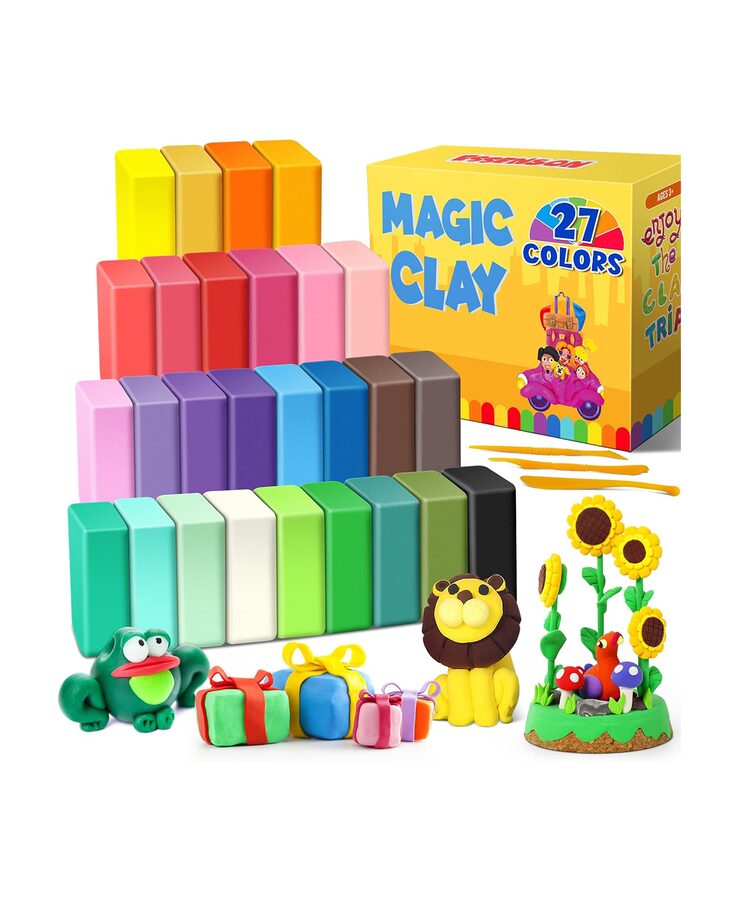 Essenson Essenson Air Dry Clay 27 Colors, Modelling Clay for Kids wholesale case