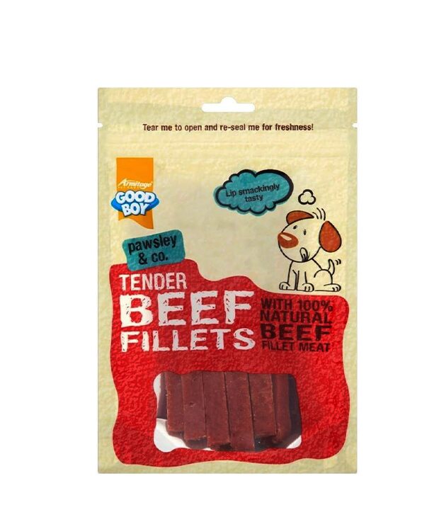 Armitage Armitage Good Boy Tender Beef Fillets (90g) wholesale case