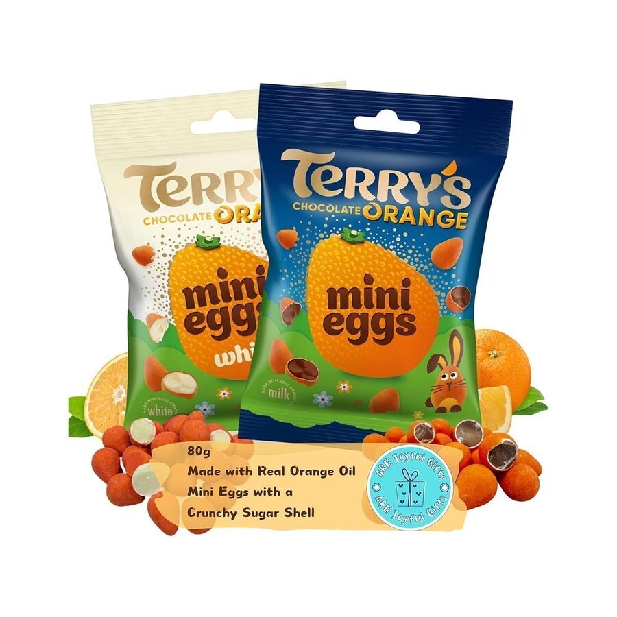 ARH Joyful Gifts ARH Joyful Gifts Terry’s Chocolate Orange Mini Eggs Bags 80g wholesale case