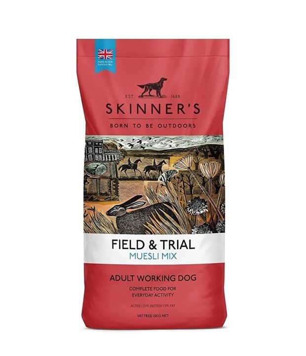 Unbranded Skinner?s Field & Trial Muesli Mix ? Complete Dry Adult Dog Food 15kg wholesale case