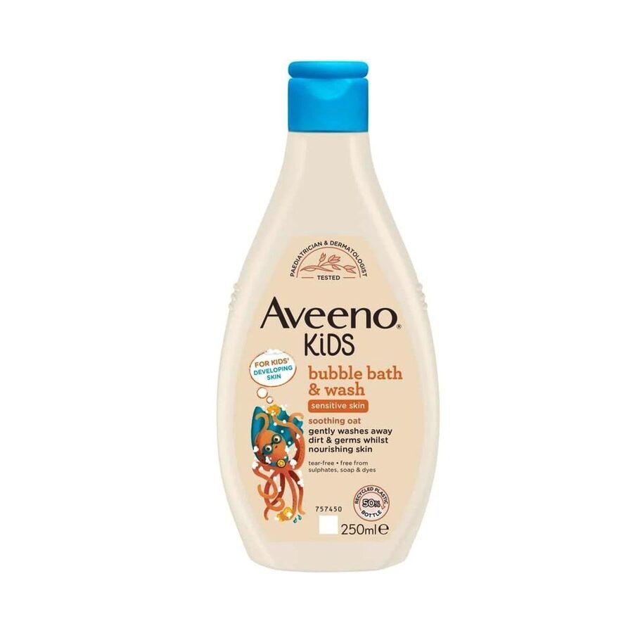 Aveeno Baby Aveeno Baby Kids Bubble Bath & Wash 250ml wholesale case