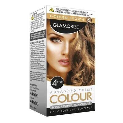 Glamorize Glamorize Golden Brown Hair Dye Colour No. 6 wholesale case