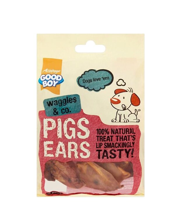 Armitage Armitage Good Boy Pigs Ears Strips (10 per Pack 150g wholesale case