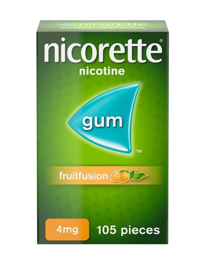 Nicorette Nicorette Fruitfusion Gum Nicotine 105 Piece wholesale case