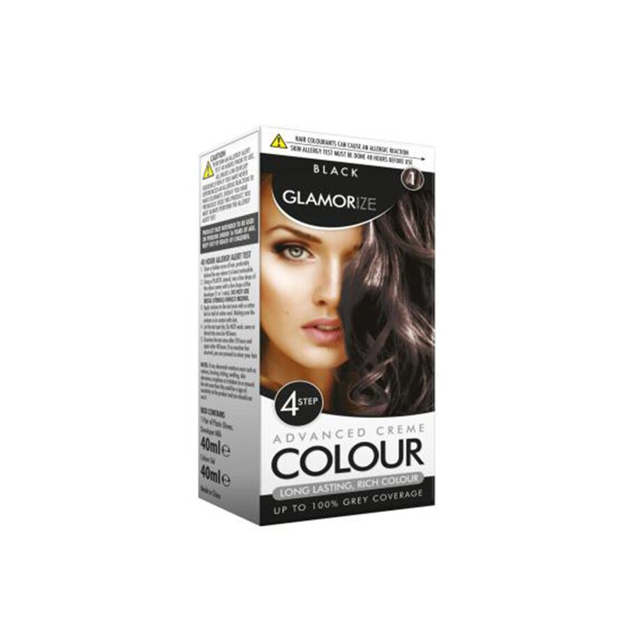 Glamorize Glamorize Black Hair Dye Colour No. 1 wholesale case